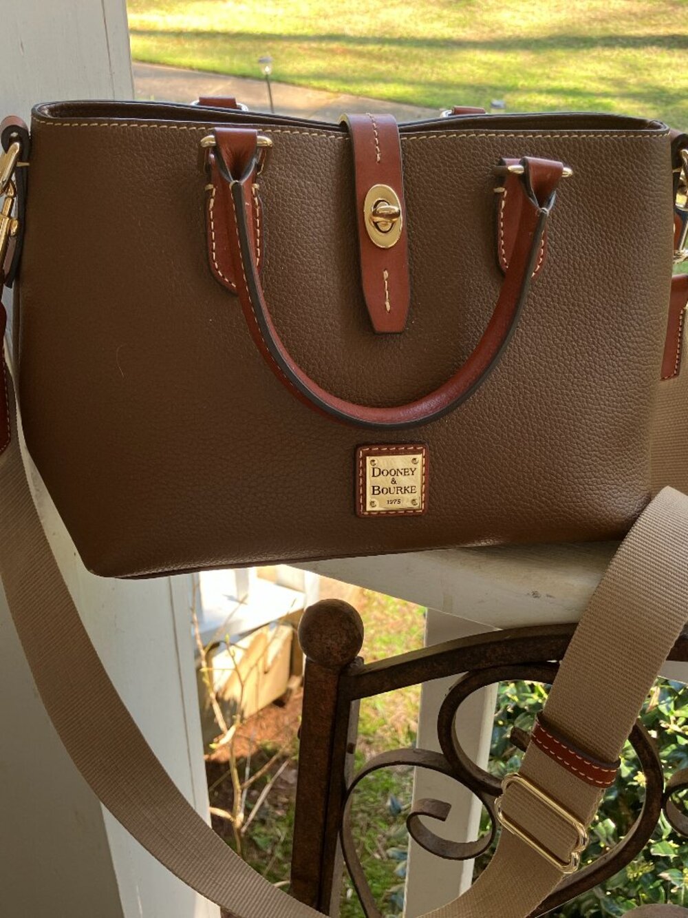 Dooney & Bourke Satchel with Web